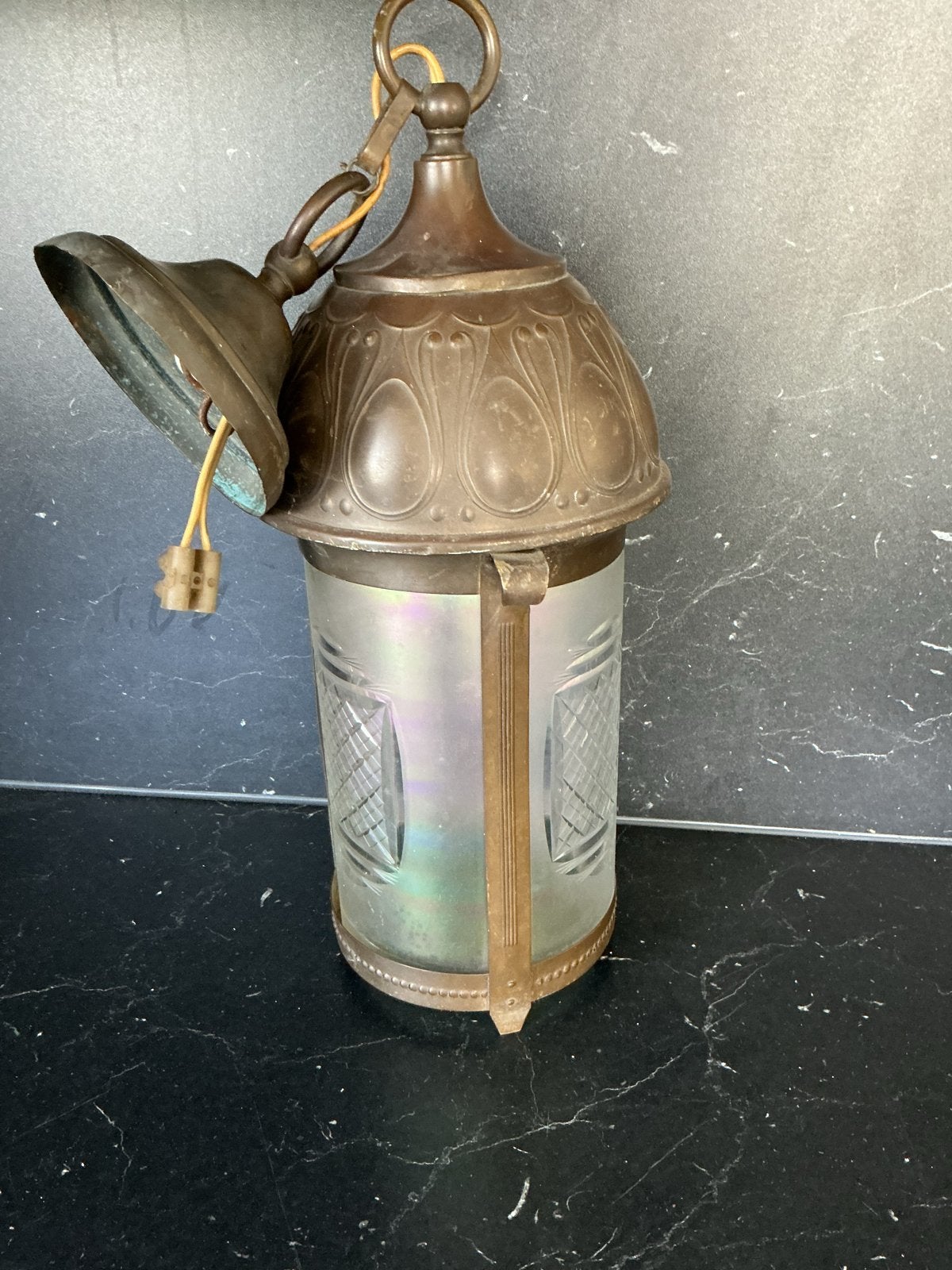 Jugendstil Art Deco Lamp Jaren '20 - Hang- of Staand, Antiek en Kunst, Antiek | Lampen, Ophalen of Verzenden