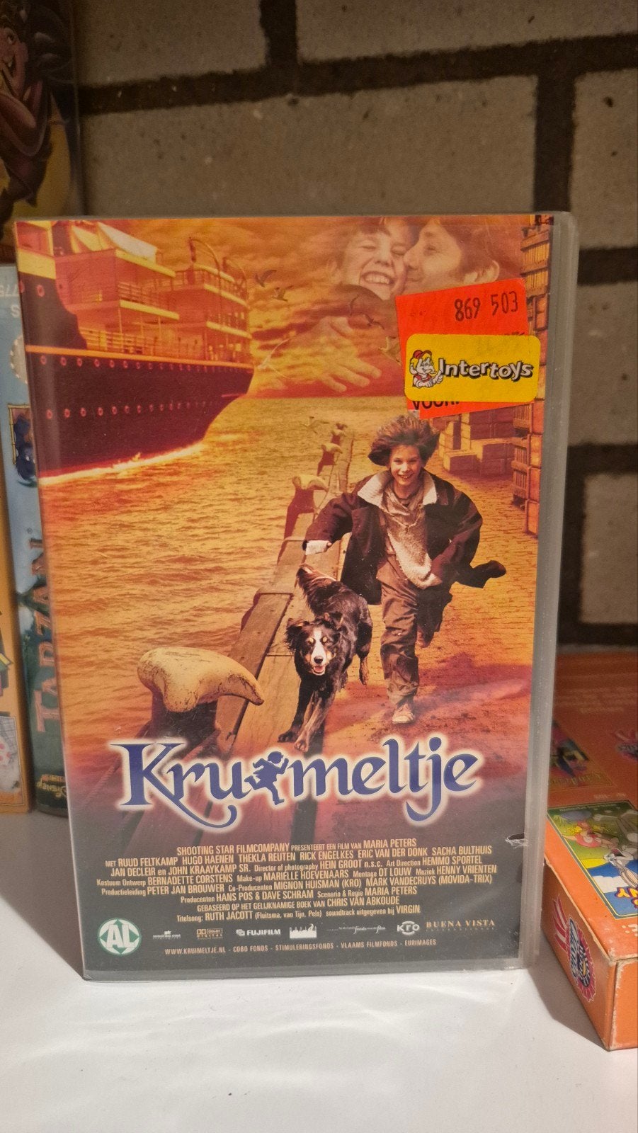 Kruimeltje VHS - Nederlandse kinderfilm, Cd's en Dvd's, Nederlands ondertiteld, Gebruikt, Alle leeftijden, Kinderfilm
