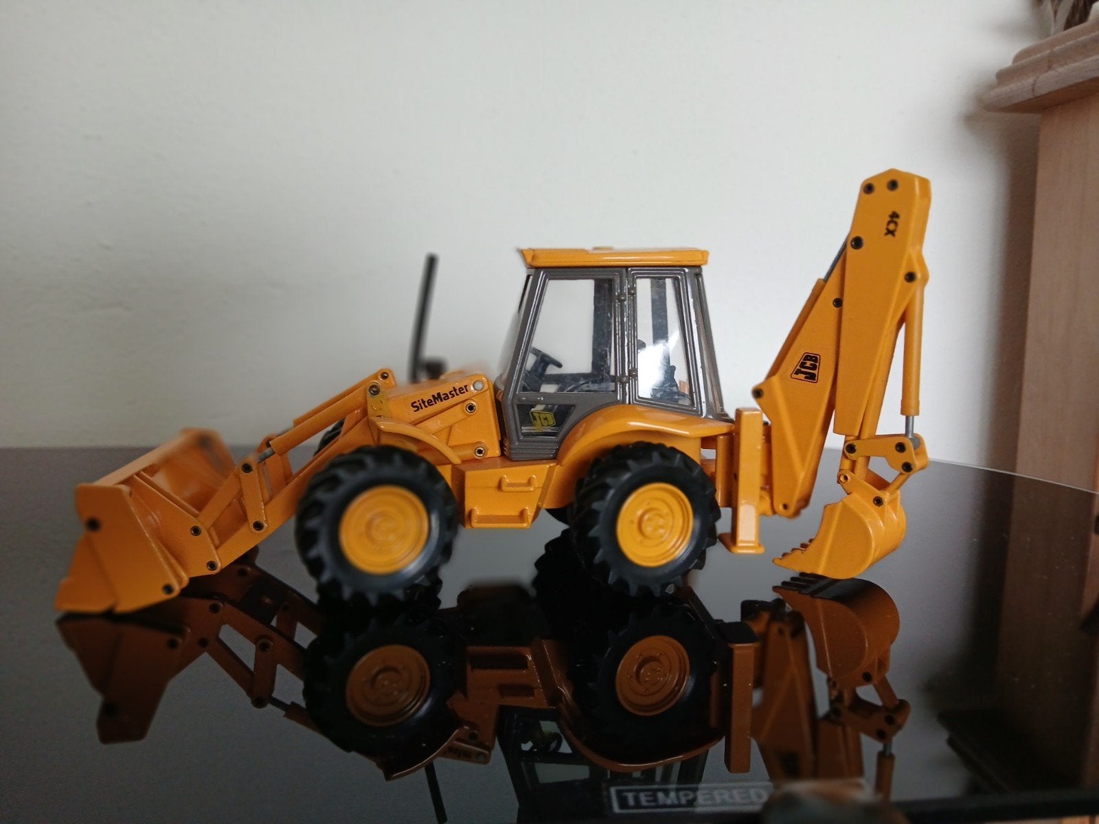 Nieuwe JCB graaflaad combi - Zeer gedetailleerd model, Ophalen of Verzenden, Nieuw