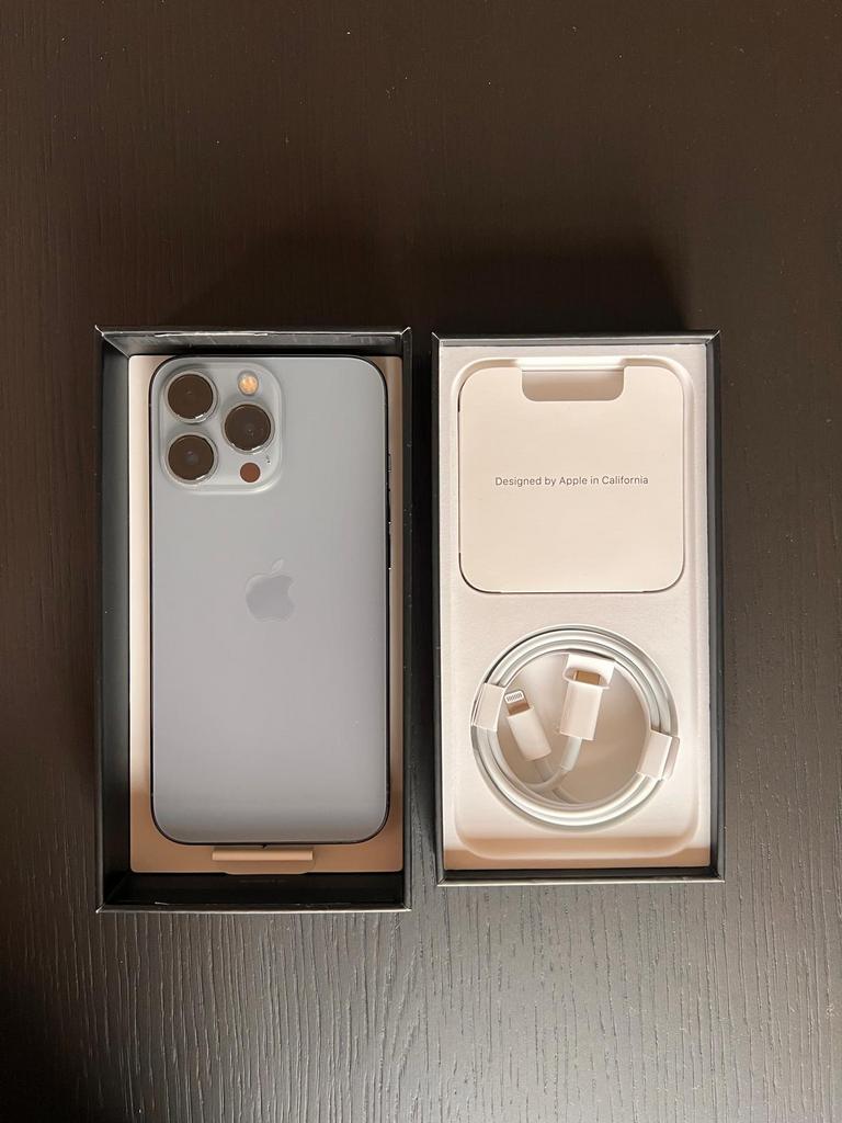 Zeer nette Apple iphone 13 pro 128 GB Sierra Blue, Ophalen, 128 GB, Blauw, 78 %