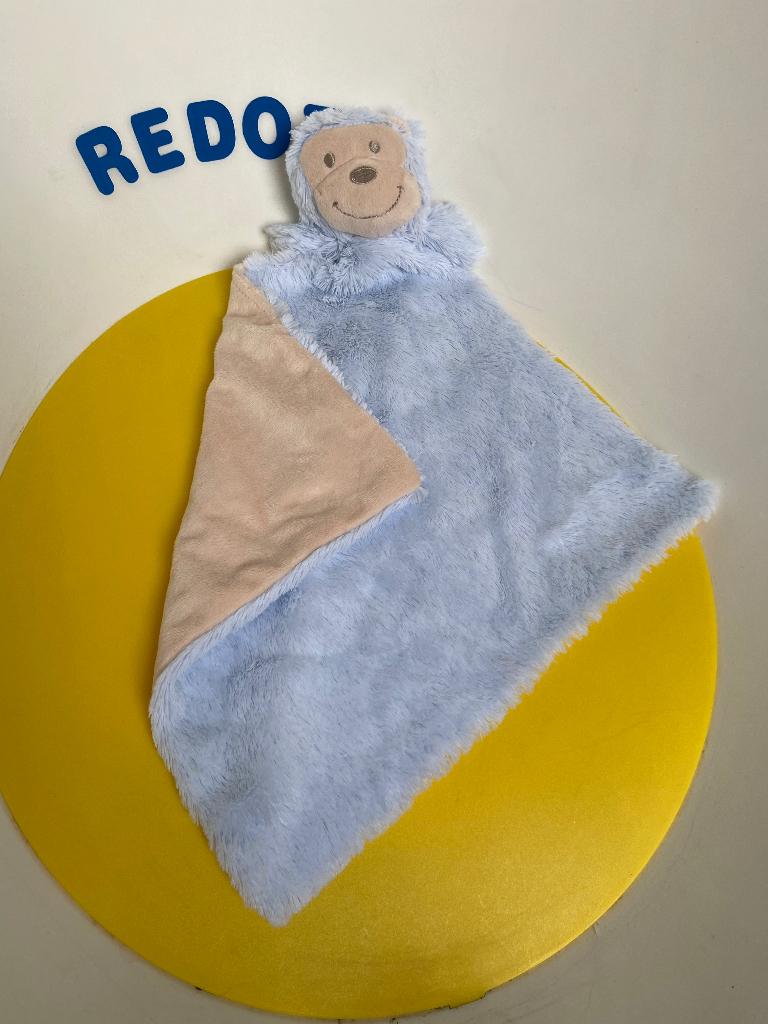 5857 unique living ? doekje aap creme blauw, Ophalen of Verzenden, Gebruikt, Overige typen