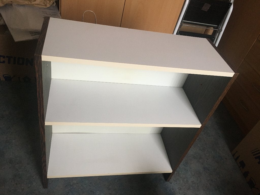 3 kastjes met legplank, Huis en Inrichting, Ophalen, Met plank(en), Gebruikt, Neutraal