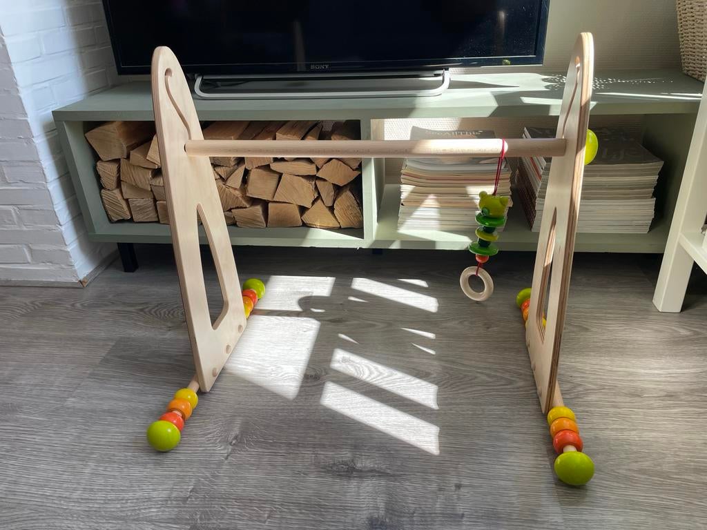 Haba babygym van hout, Ophalen of Verzenden, Zo goed als nieuw, Babygym