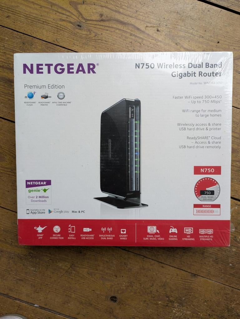 Netgear N750 Wireless Dual Band Gigabit Router, Ophalen of Verzenden