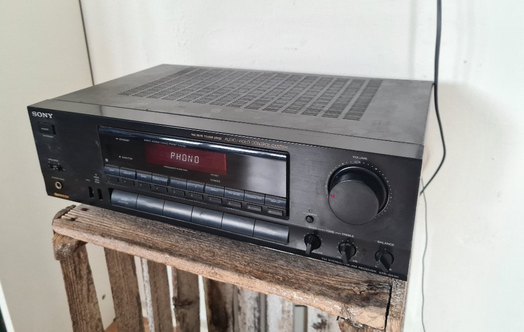 Sony STR-GX311 FM/AM Stereo Receiver (versterker & tuner), Gebruikt, Ophalen of Verzenden, Sony, 120 watt of meer