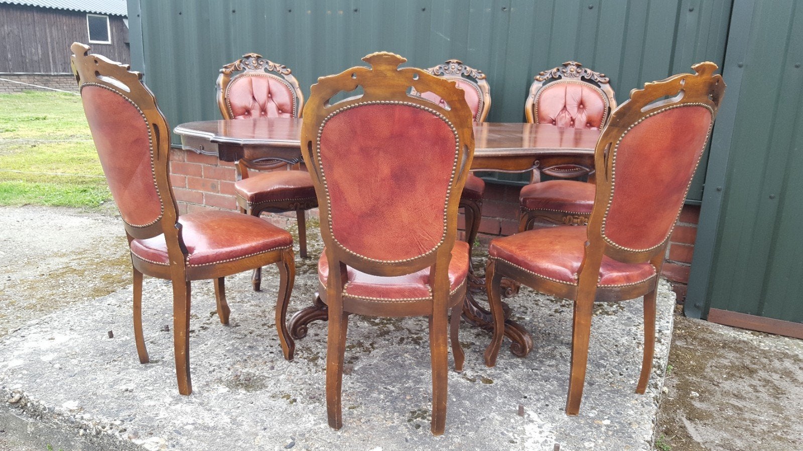 Barok eetkamers, Ophalen