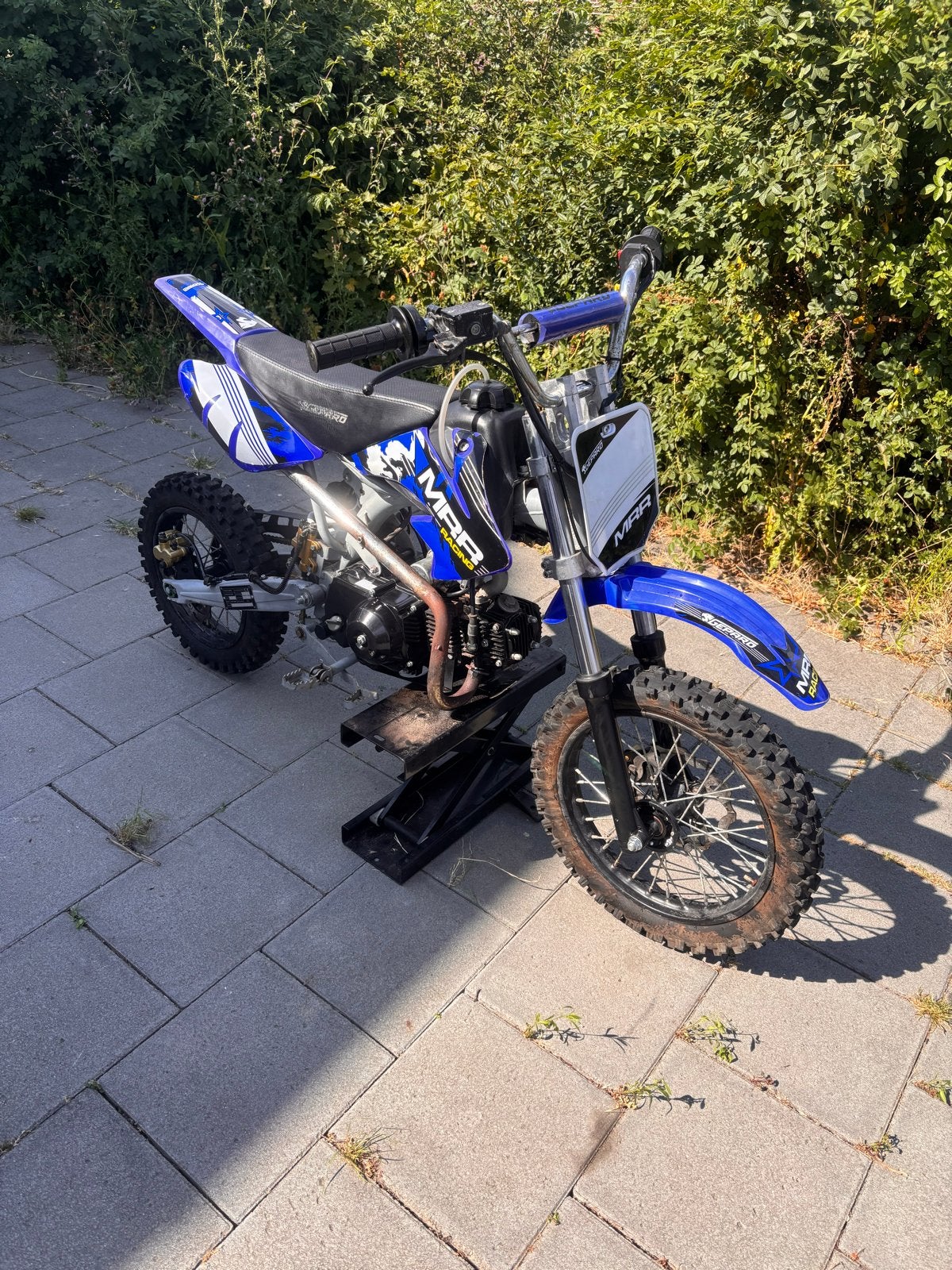 MRR Gepard Pitbike 125cc 4T Automaat uit 2021 + Helm, Fietsen en Brommers, Minibikes, Midibikes en Pitbikes, Ophalen, Gebruikt