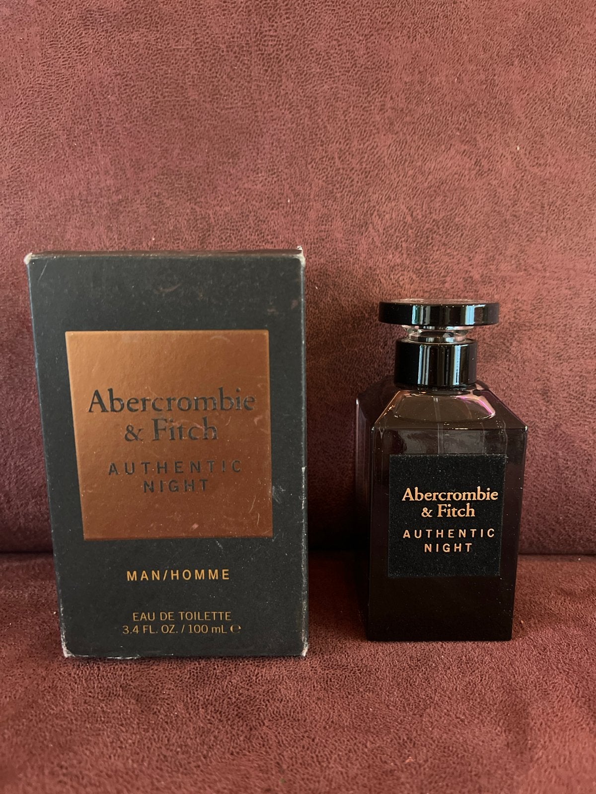Abercrombie & Fitch Authentic Night Eau de Toilette 100ml, Ophalen of Verzenden, Zo goed als nieuw