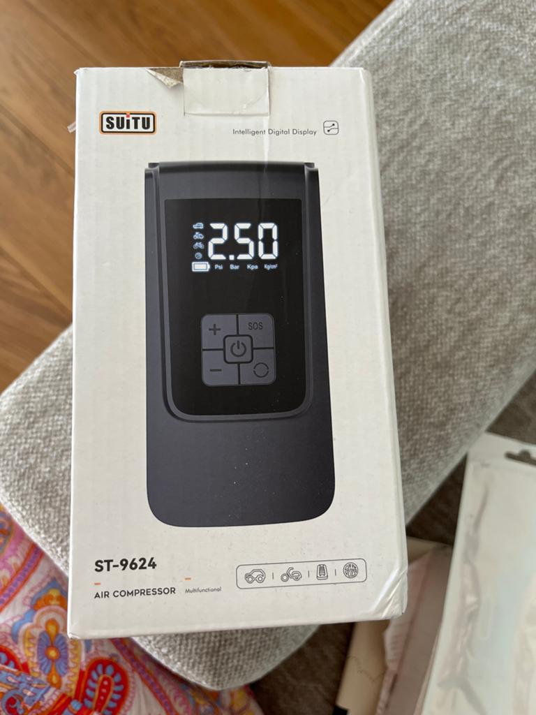 SUITU ST-9624 Draagbare Luchtcompressor met Digitaal Display, Ophalen of Verzenden, Nieuw
