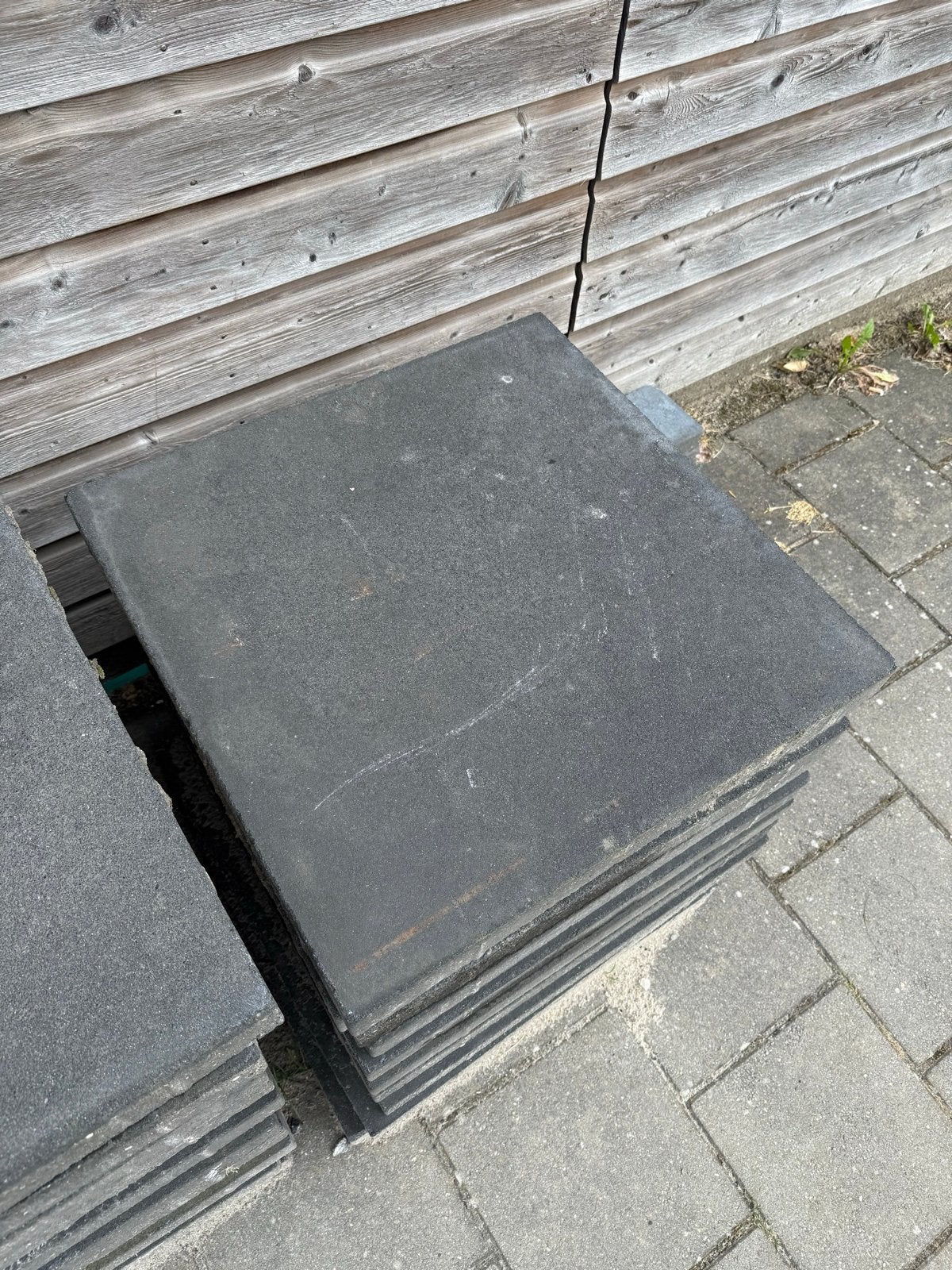 Antraciet Tuintegels 60x60x6 cm - 36 stuks, Tuin en Terras, Ophalen, Gebruikt, 10 m² of meer, Beton