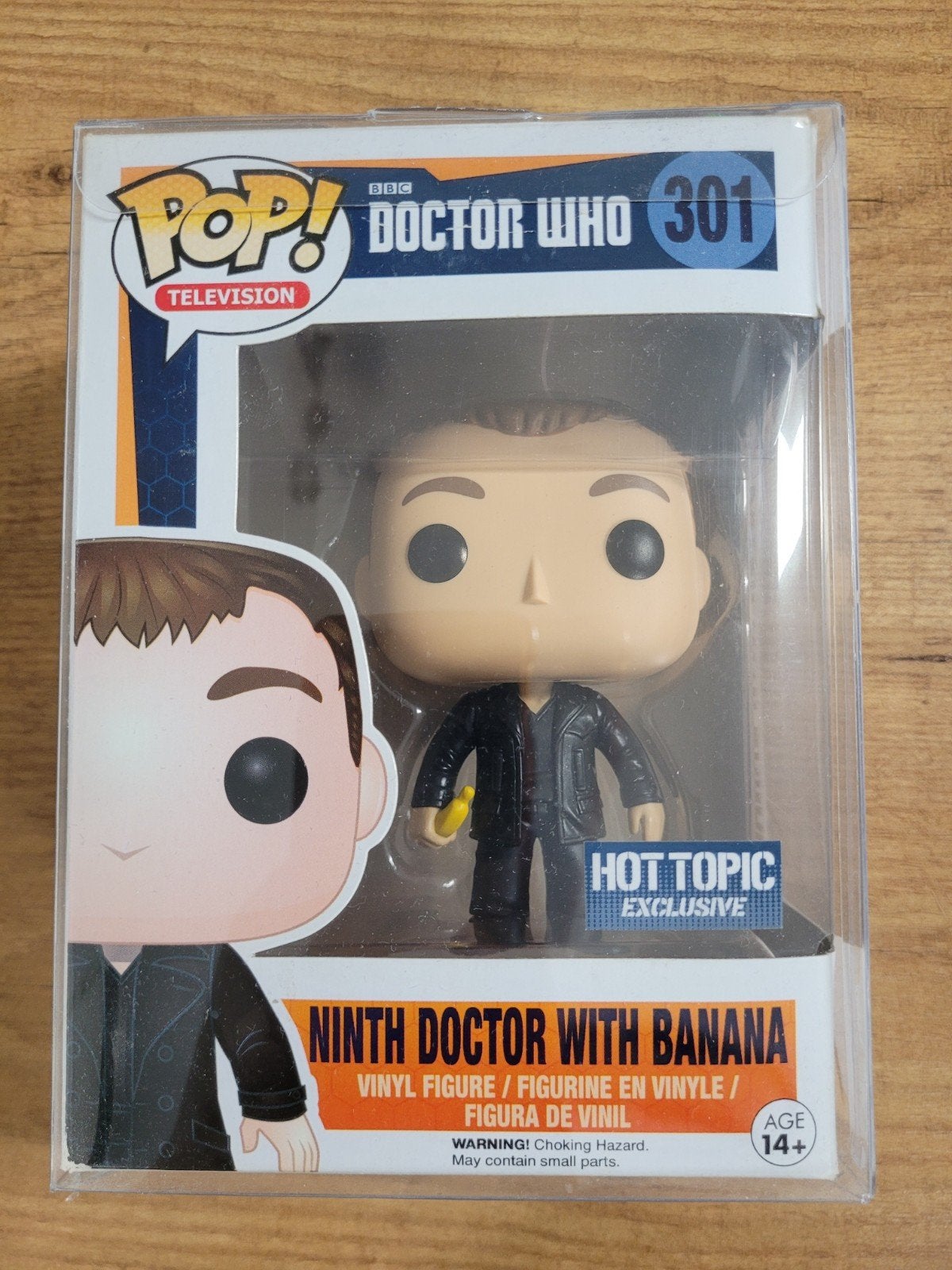 Funko Pop! Doctor Who Ninth Doctor with Banana Hot Topic, Verzamelen, Poppetjes en Figuurtjes, Ophalen of Verzenden, Zo goed als nieuw