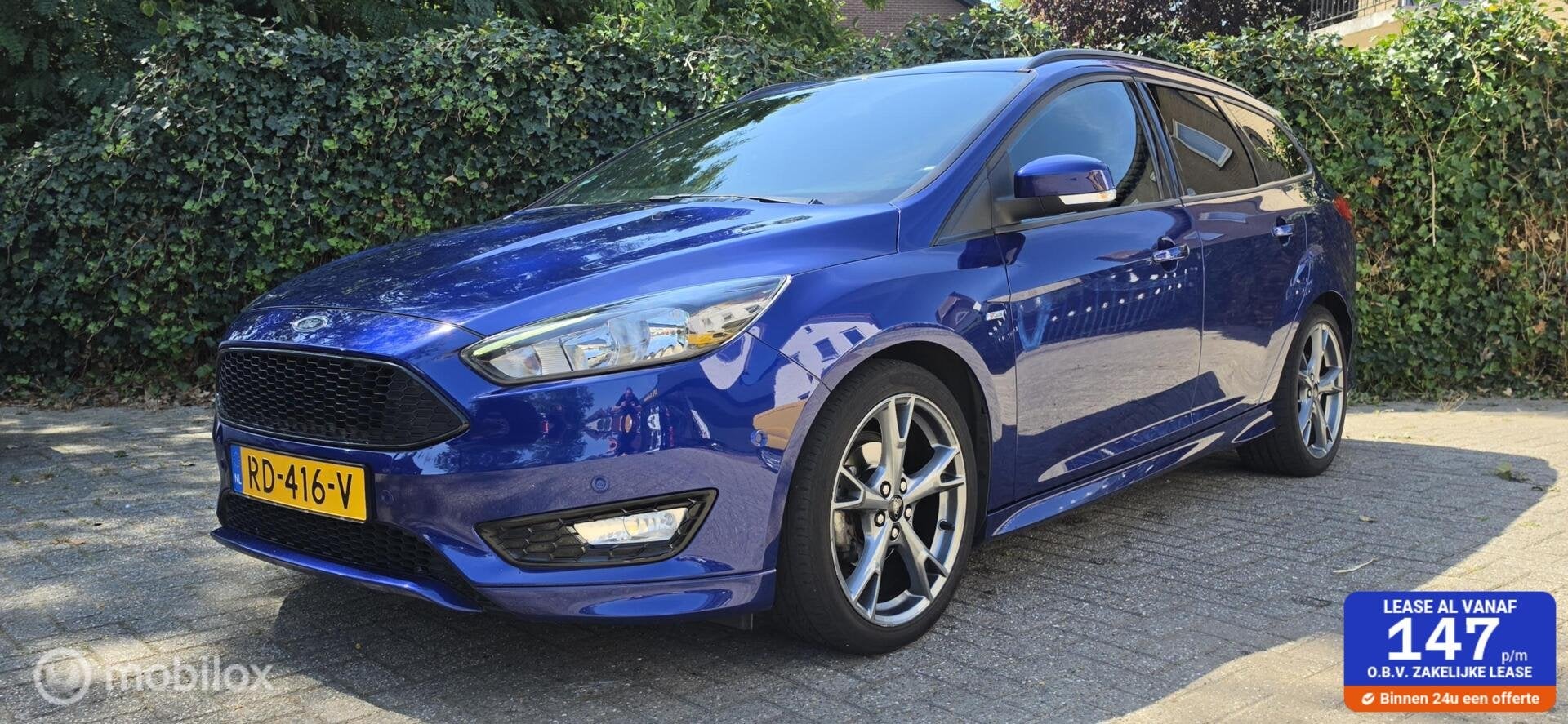Ford Focus Wagon 1.0 ST-Line, 125 pk, Gebruikt, Euro 6, Blauw