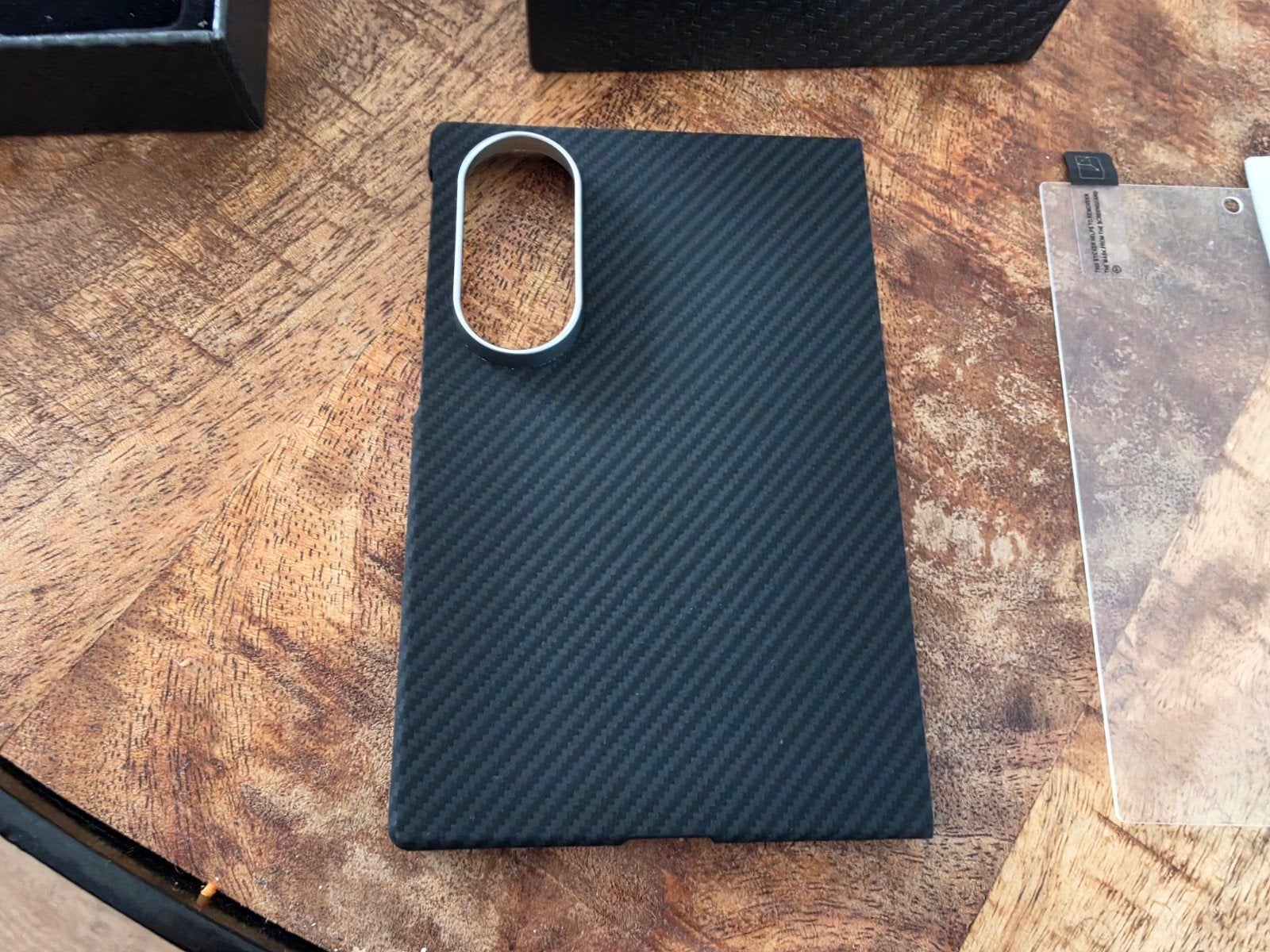 Nieuw Aramid/Kevlar 600D Carbon Case Samsung Galaxy Z Fold 8, Ophalen of Verzenden, Nieuw, Hoesje of Tasje