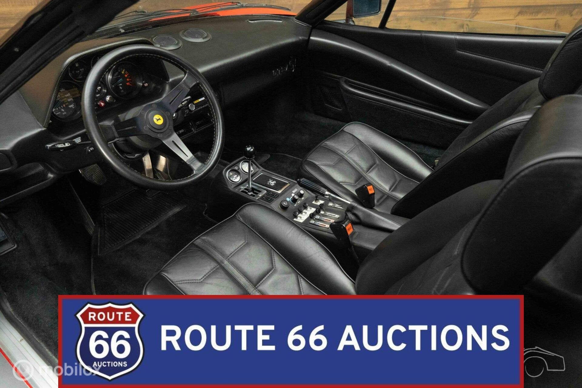 Ferrari 308 GTSi | 1982 | Route 66 Auctions, Auto's, Oldtimers, Overige carrosserieën, Zwart, Bedrijf, Handgeschakeld