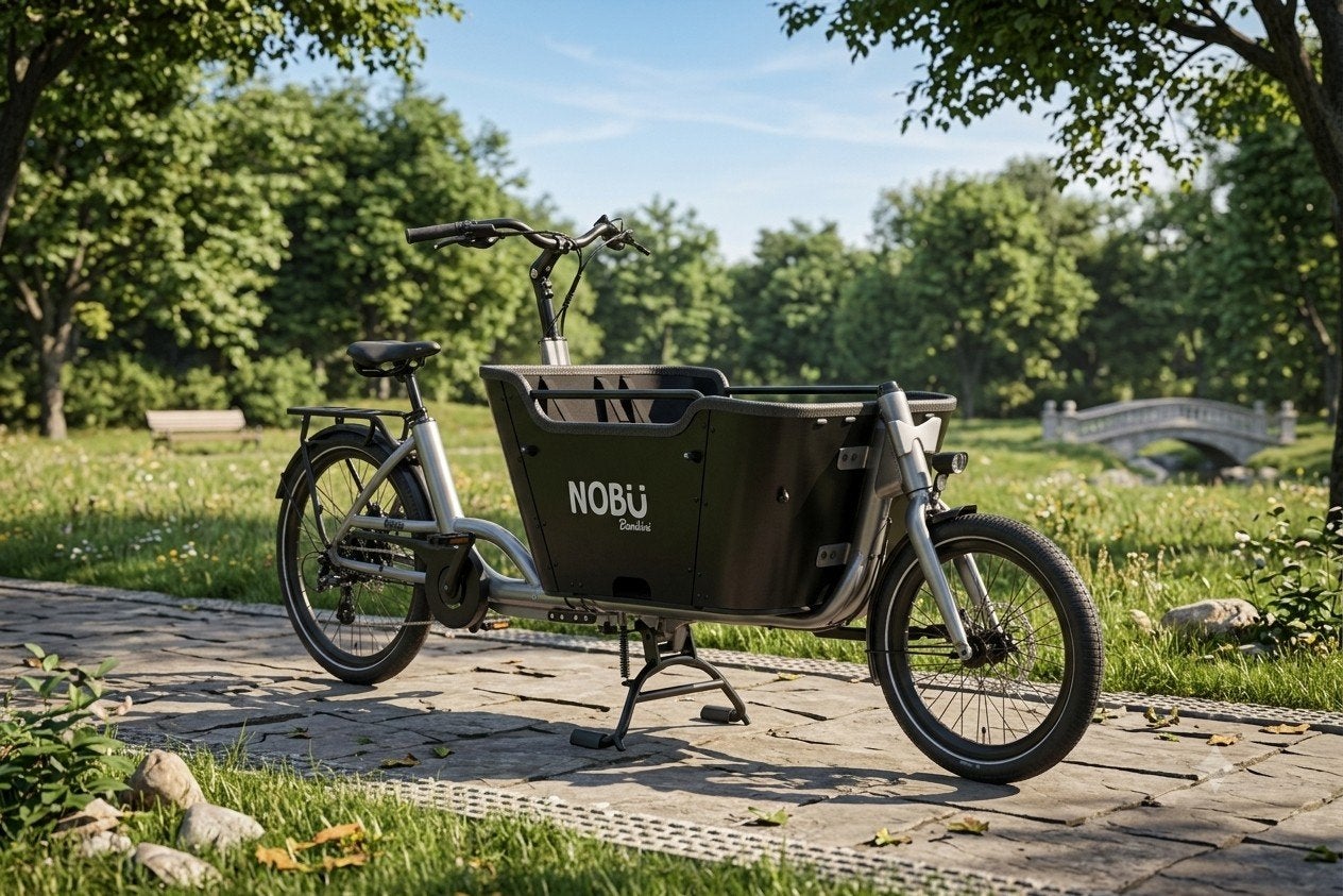 Nobu Bakfiets Bambini 52 cm met accu, Overige merken, Gebruikt, Elektrisch, Ophalen of Verzenden