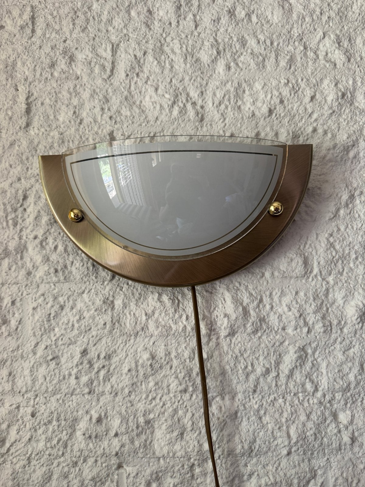 Halve maan wandlamp - Sfeervolle verlichting, Ophalen of Verzenden, Gebruikt, Metaal
