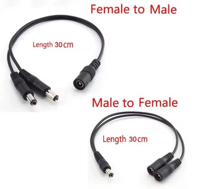 DC Voedingsplug Splitter (mèt Gratis Verzending), Verzenden, Nieuw, Minder dan 2 meter, Overige kabels