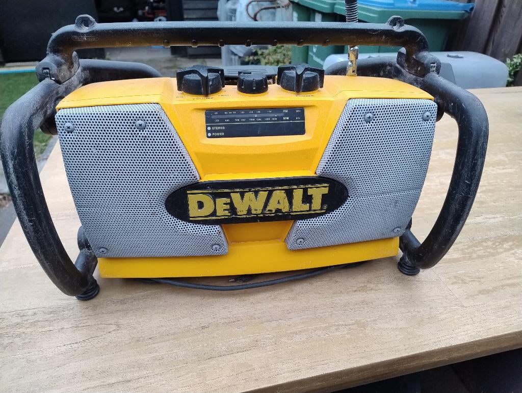 DeWalt Bouwradio, Ophalen of Verzenden, Gebruikt, Bouwradio
