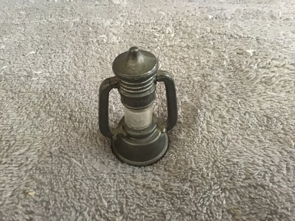 Miniatuur stormlantaarn, vintage, Ophalen of Verzenden, Gebruikt