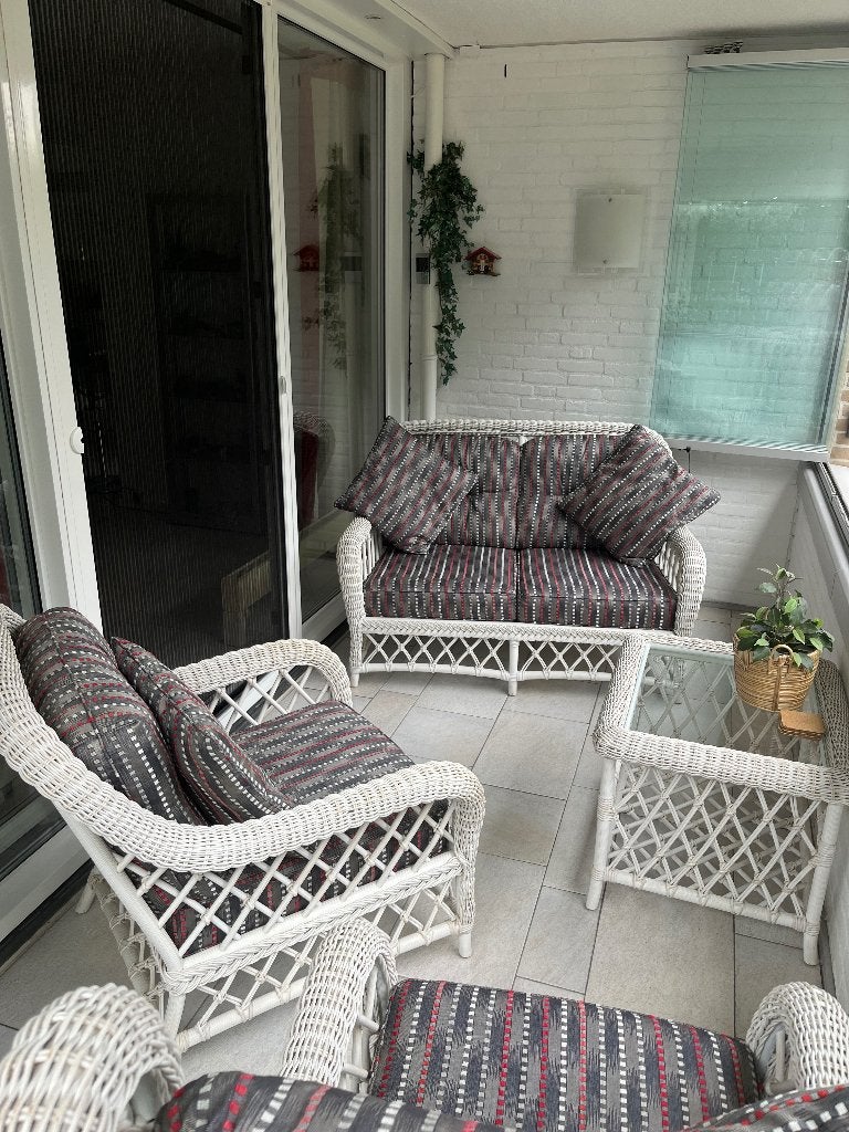 Luxe Tuin/Balcon/Terras Lounge Set, Ophalen, 4 zitplaatsen, Rotan, Loungeset