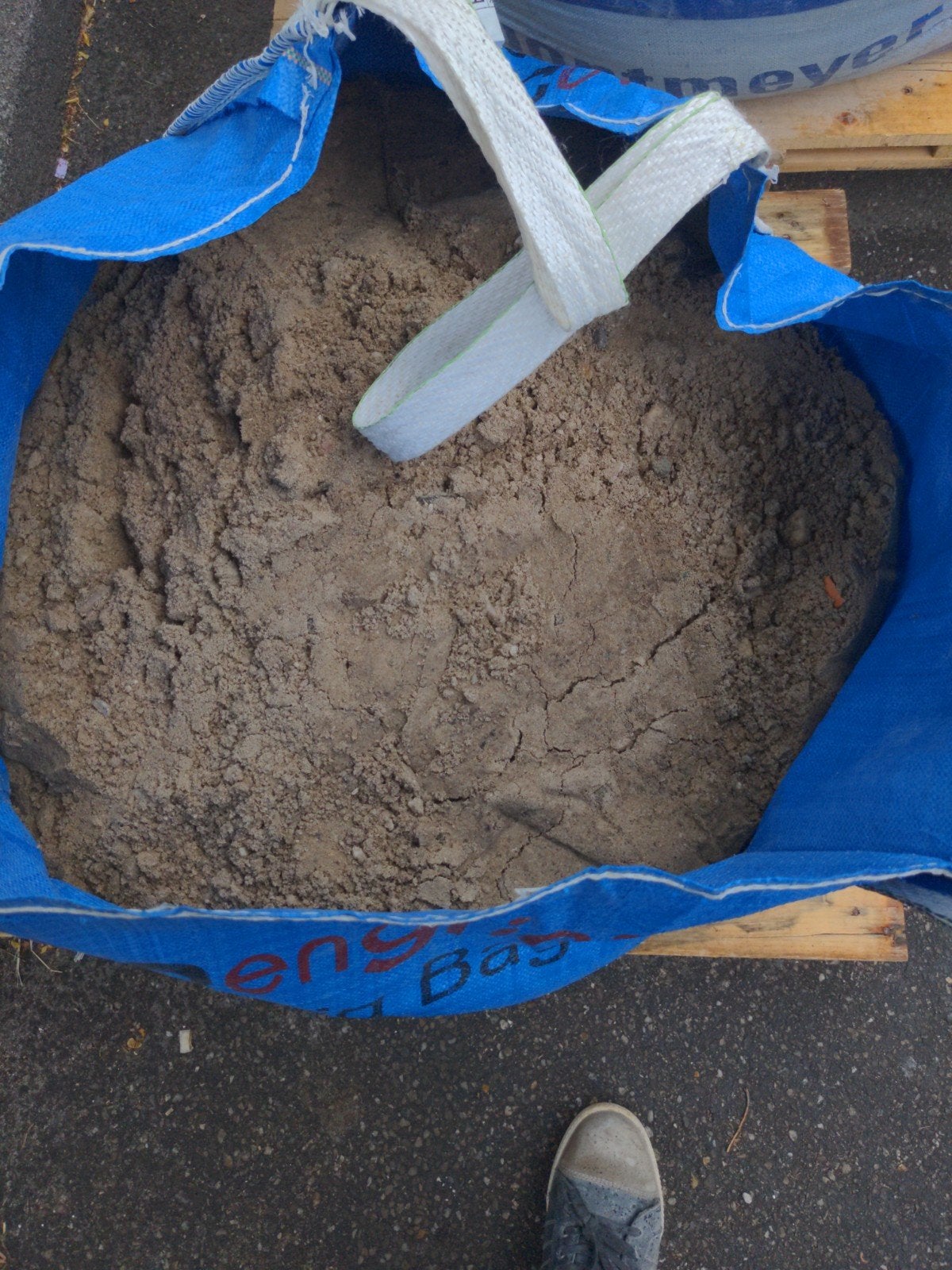 Schoon ophoogzand 0-2mm in 1m3 bigbags incl. pallets, Ophalen, Gebruikt, Ophoogzand