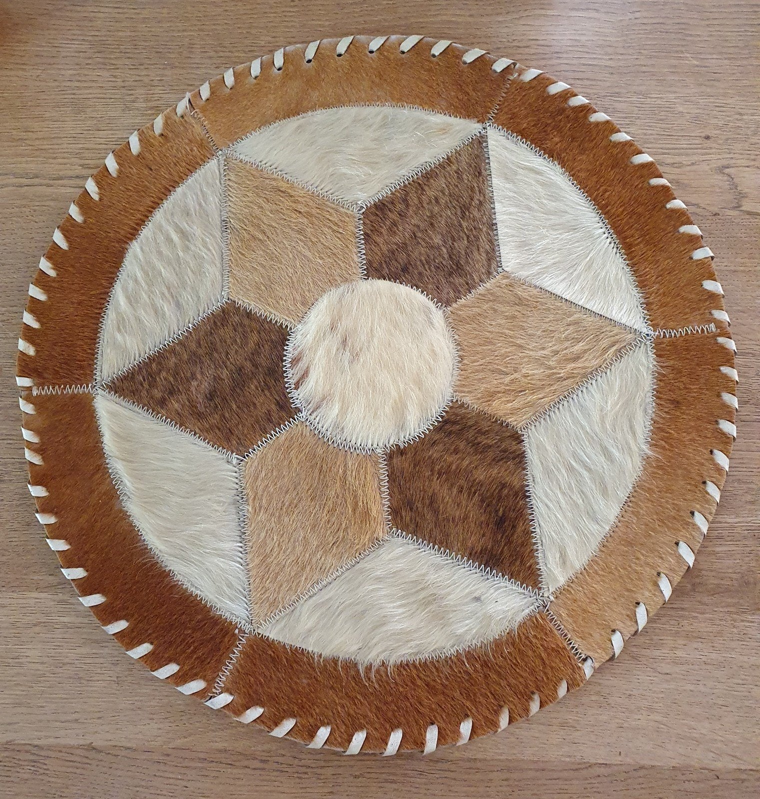 Vintage kleedje geitenleer vacht, Ophalen of Verzenden, Rechthoek
