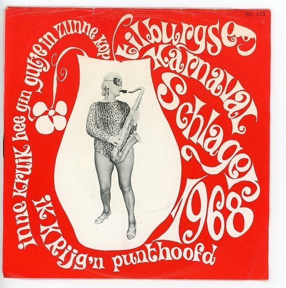 Single Tilburgs Karnavals Schlager 1968 ***, Gebruikt, 7 inch, Ophalen of Verzenden, Levenslied of Smartlap