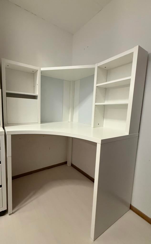 Micke Hoekbureau Ikea, Overige stijlen, Opbergruimte, Gebruikt, Hout