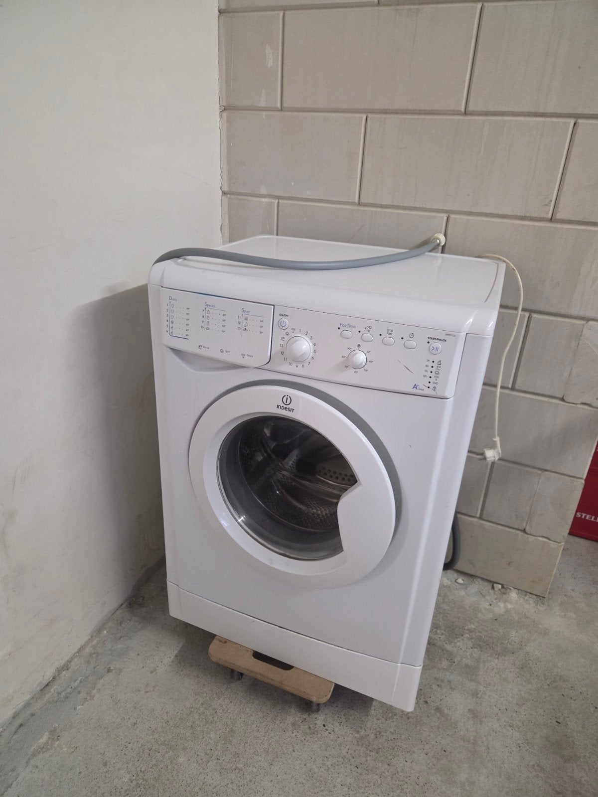 Indesit wasmachine - losse trommel, Ophalen, Gebruikt