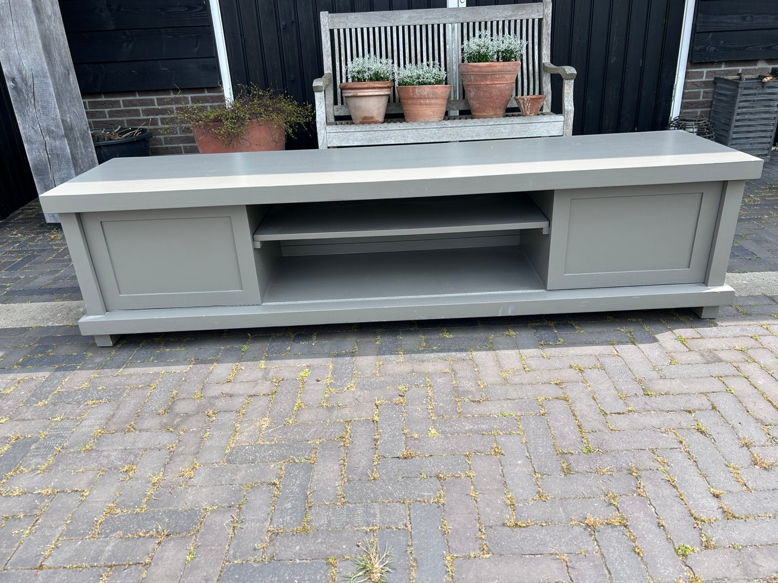 (TV) dressoir, Ophalen, 150 tot 200 cm, Zo goed als nieuw, Minder dan 100 cm