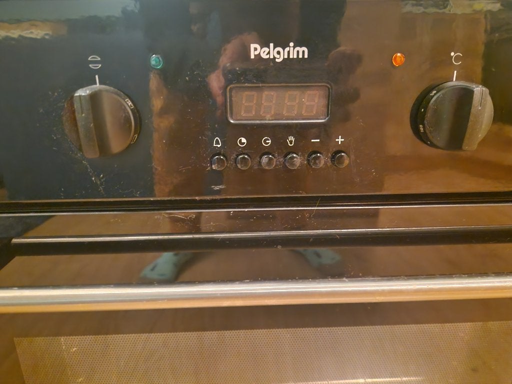 Zeer schone Pelgrim inbouwoven okw693ony/ p01, Ophalen, Gebruikt, Hete lucht, Pelgrim