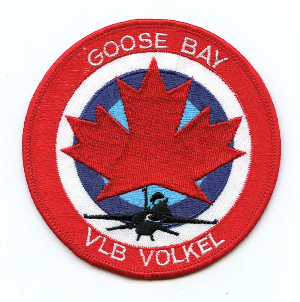 KLu luchtmacht patch F-16 Goose Bay Volkel, Verzamelen, Ophalen of Verzenden, Luchtmacht, Nederland, Embleem of Badge