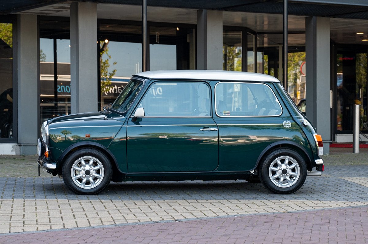 Rover Mini 1.3 COOPER (bj 1997), Auto's, Euro 2, 4 stoelen, Leder en Stof, Bedrijf