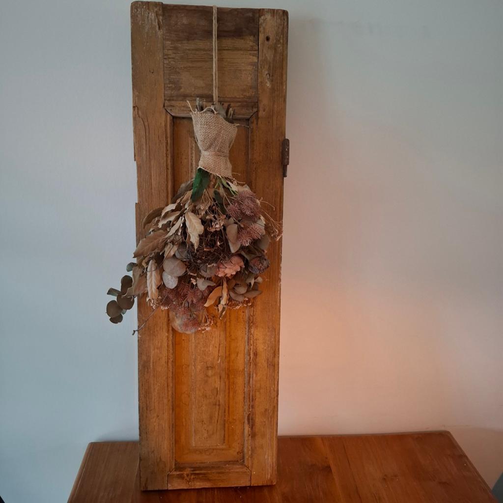 Oud houten luik - Decoratief vintage paneel, Ophalen