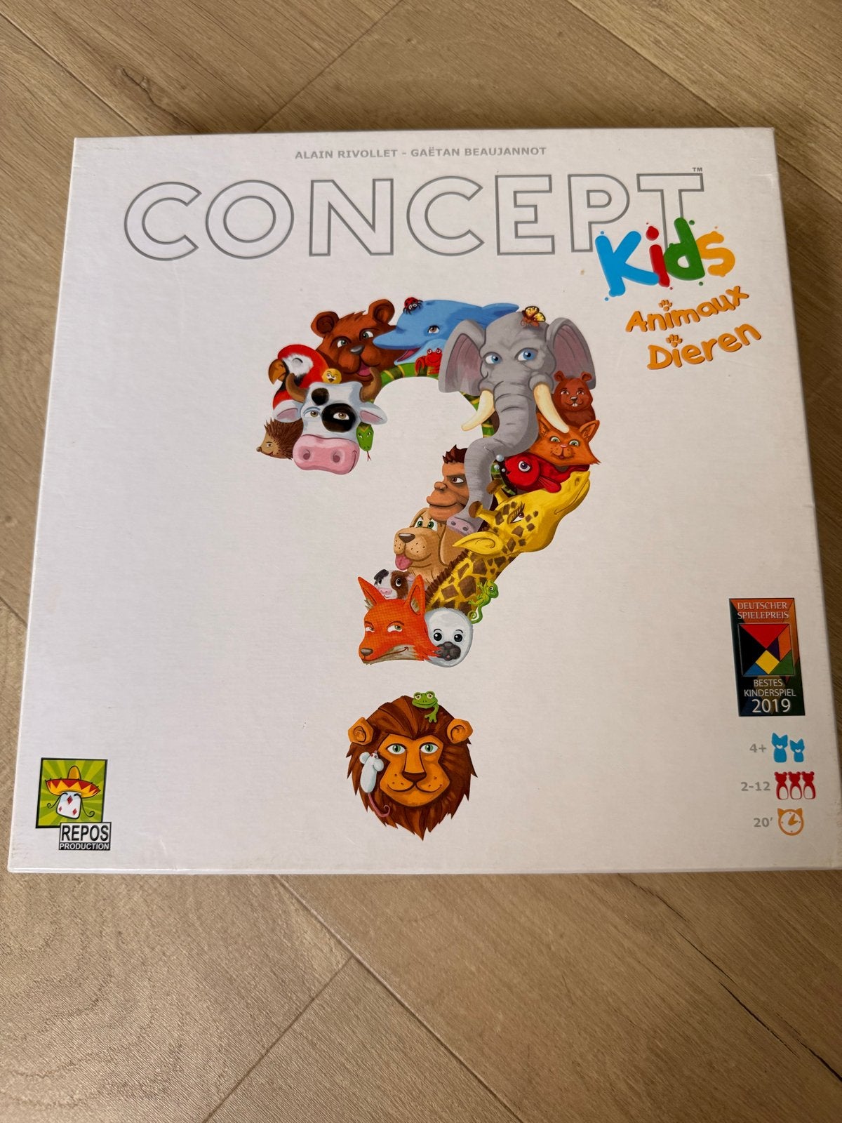 Concept Kids Dieren - Educatief bordspel voor kinderen, Vijf spelers of meer, Ophalen of Verzenden, Zo goed als nieuw