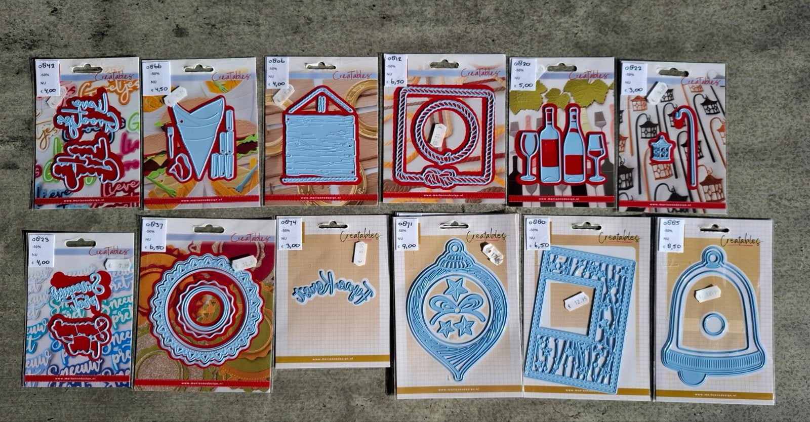 MARIANNE mallen CREATABLE Serie 800 NIEUW.  NU HALVE PRIJS, Ophalen of Verzenden, Nieuw, Overige thema's, Pons of Mal