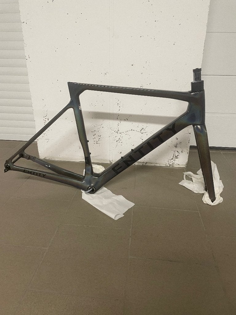 Frame set koersfiets heren, Carbon, Nieuw, Meer dan 20 versnellingen, Ophalen