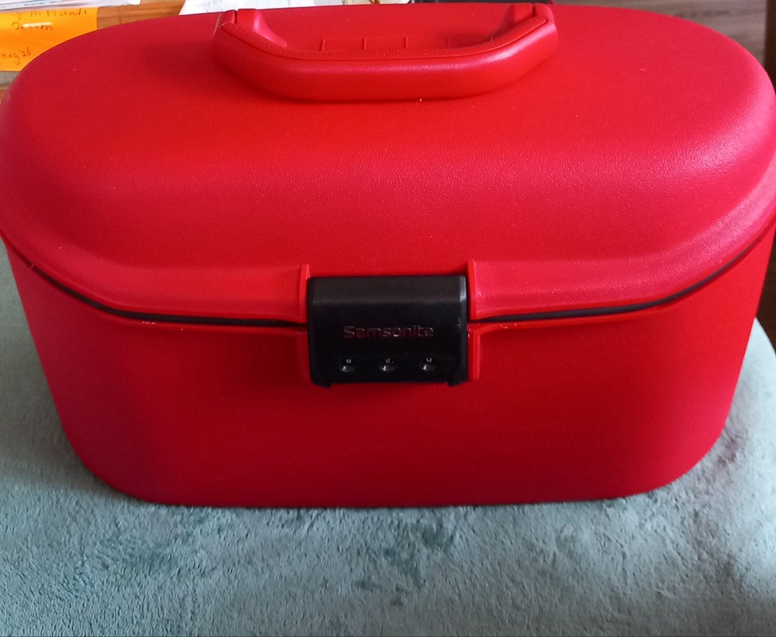 Vintage '80 Samsonite Beautycase Z.G.A.N. Nooit Gebruikt  !!, Sieraden, Tassen en Uiterlijk, Beautycases, Met slot, Ophalen of Verzenden