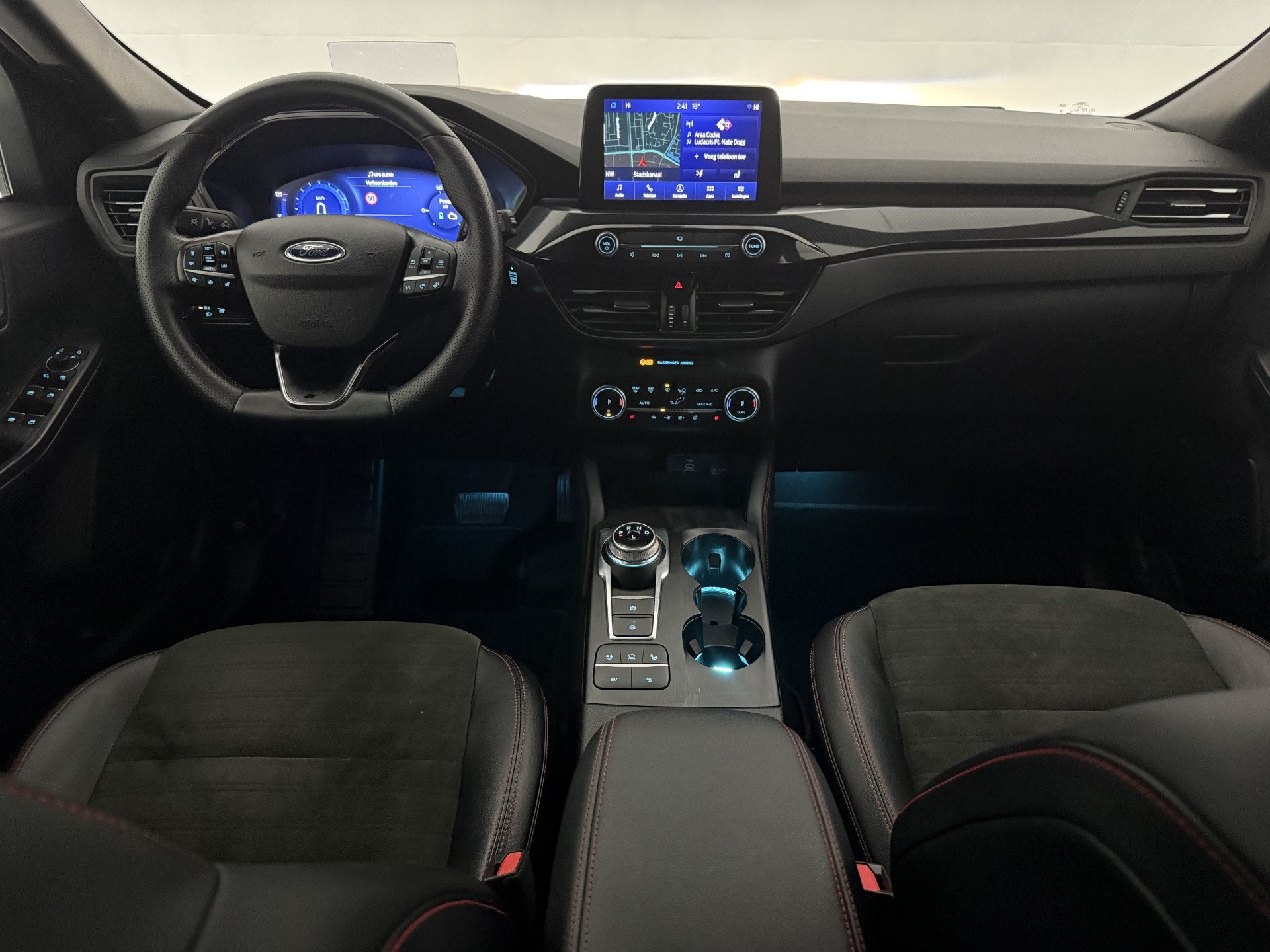 Ford Kuga 2.5 PHEV ST-Line X | Camera | Virtual | B&O | HuD, Auto's, Gebruikt, Euro 6, 4 cilinders, Blauw