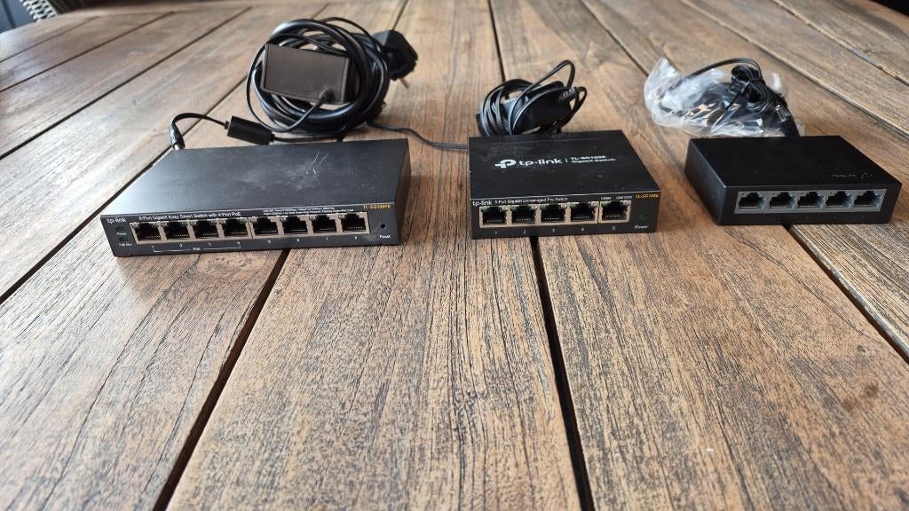 TP link switches 3x, Ophalen of Verzenden, Gebruikt