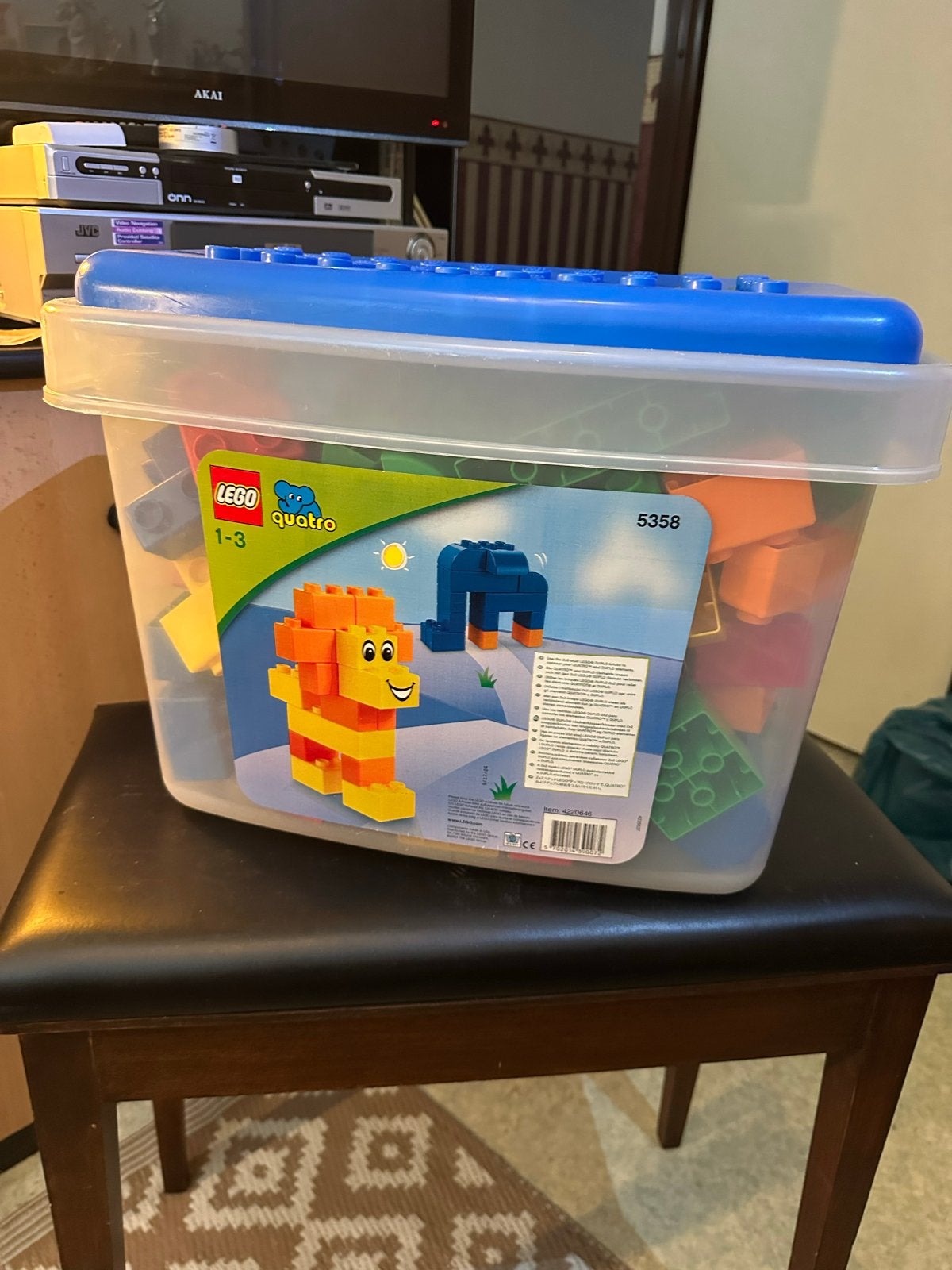 LEGO Quatro Bouwblokken Set 5358 voor 1-3 jaar, Ophalen, Gebruikt, Overige merken