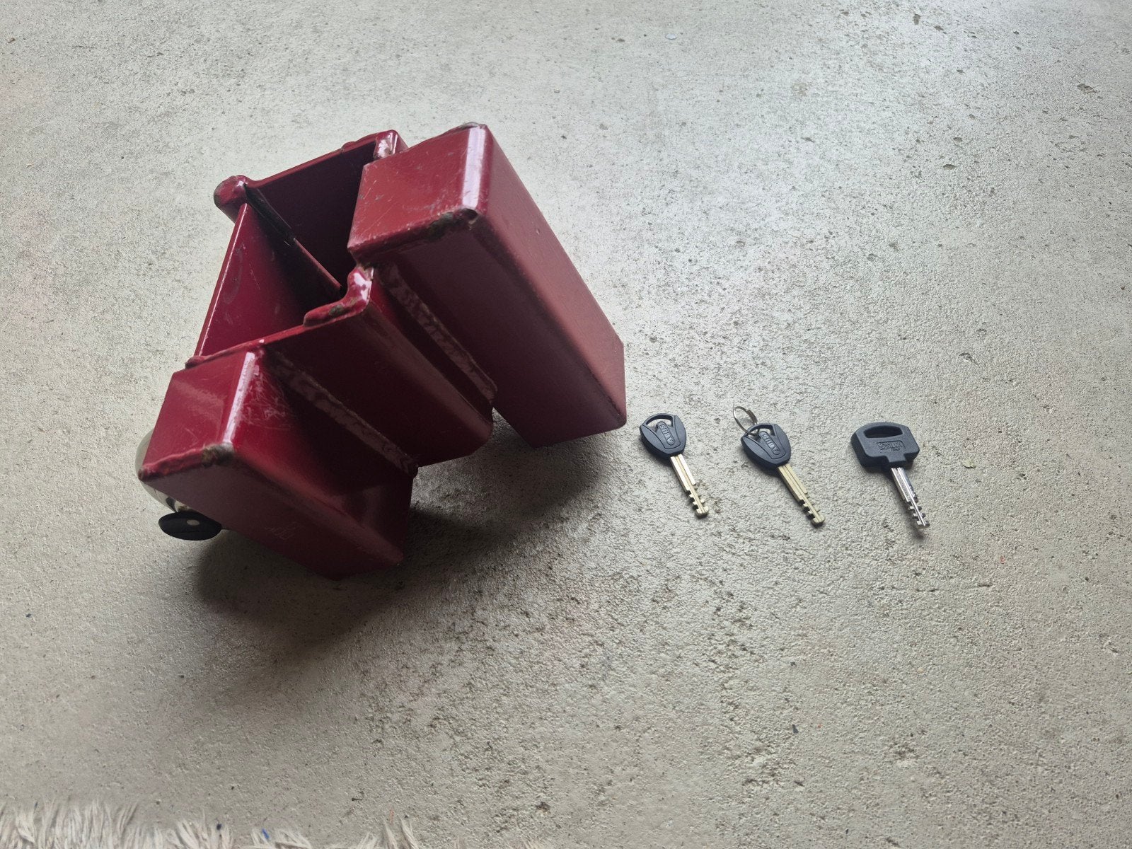 Disselslot  Tekoop Inc hangslot, Ophalen, Zo goed als nieuw