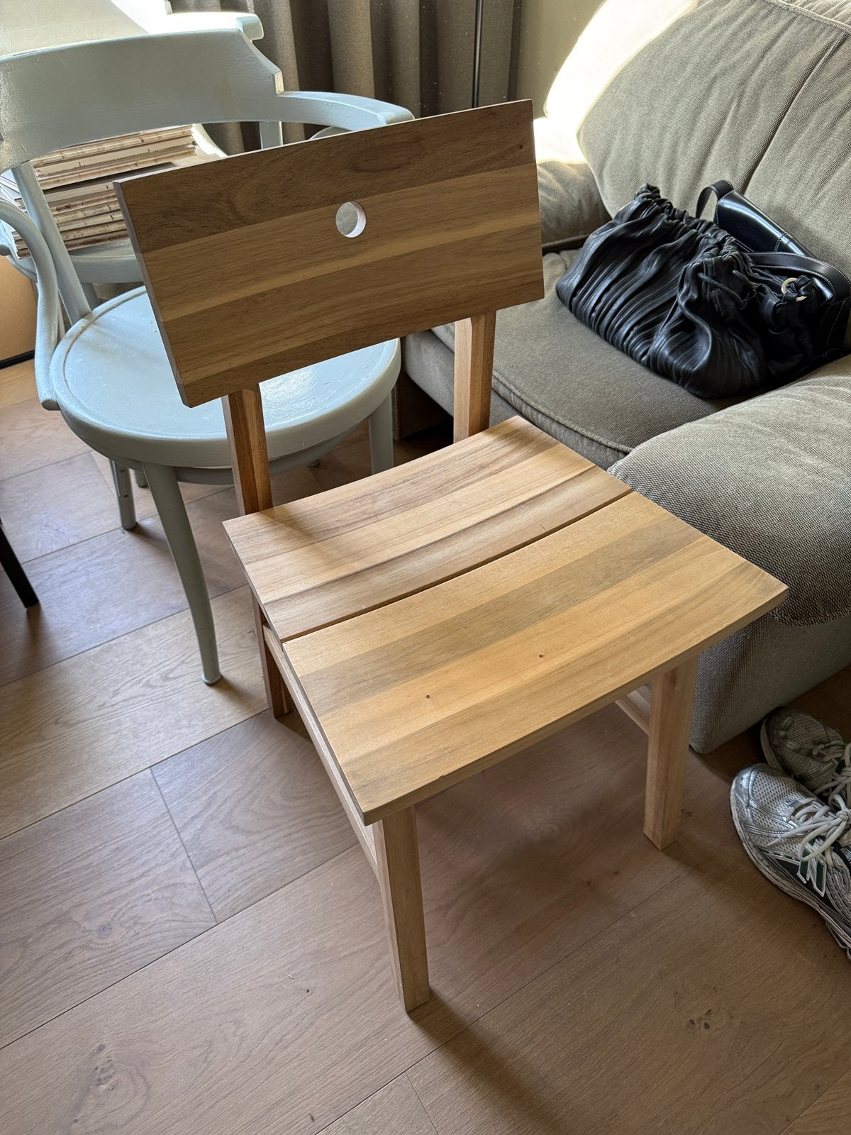 Stoel Ikea Skogsta, Huis en Inrichting, Complete inboedels, Ophalen