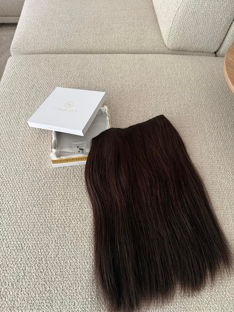 Zascha clip in extensions 40 cm - Nieuw (flip in), Sieraden, Tassen en Uiterlijk, Uiterlijk | Haarverzorging, Ophalen of Verzenden