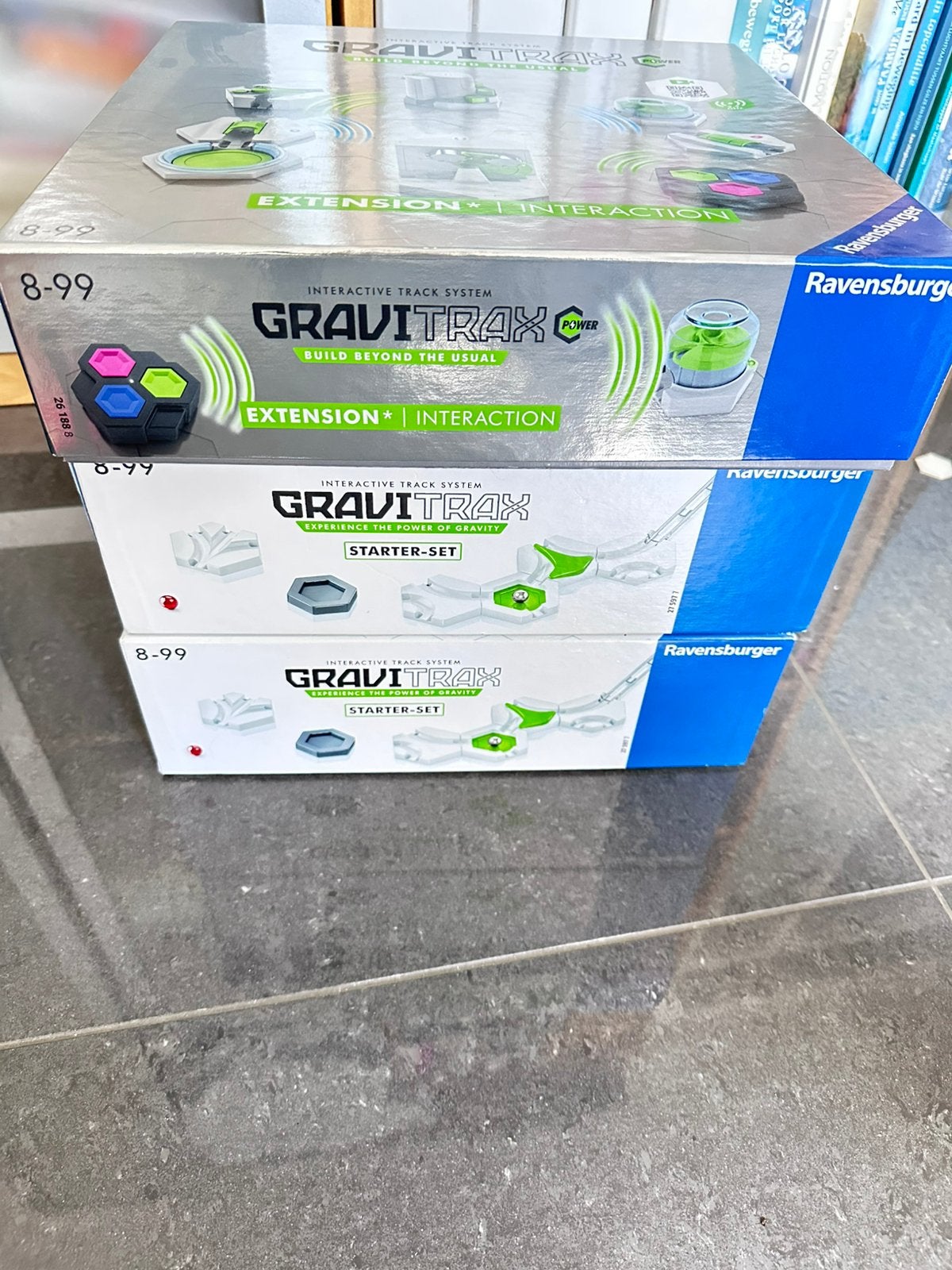 2 x GraviTrax Starter Set + beyond usual set en accessoires, Ophalen of Verzenden, Zo goed als nieuw