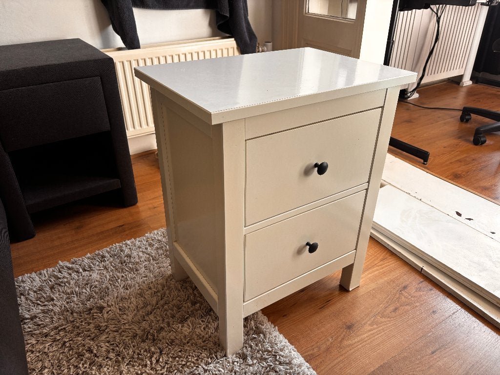 Wit IKEA Hemnes nachtkastje | Ladekastje