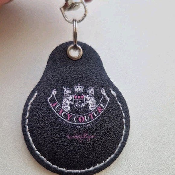 Nieuwe Juicy Couture Sleutelhanger - Zilverkleurig Staal, Ophalen of Verzenden, Nieuw, Merk