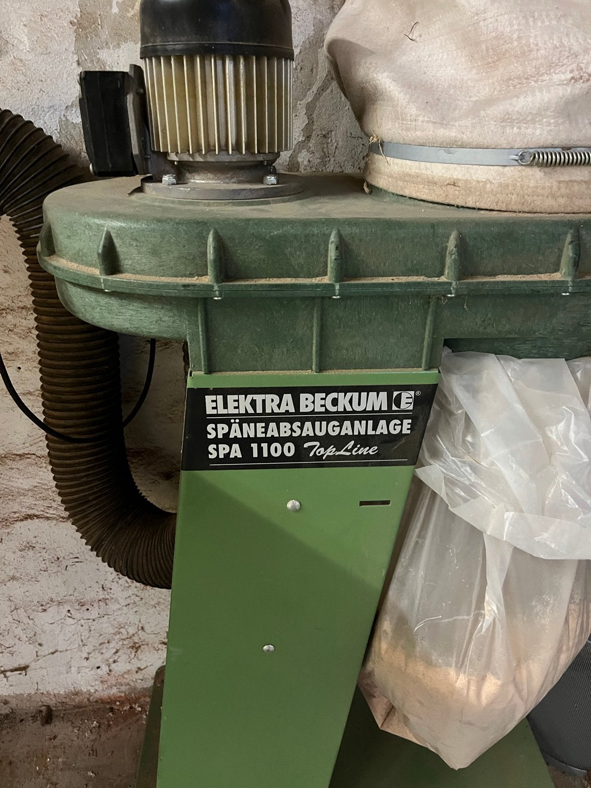 Elektra Beckum SPA 1100 TopLine Afzuiginstallatie, Ophalen, Gebruikt