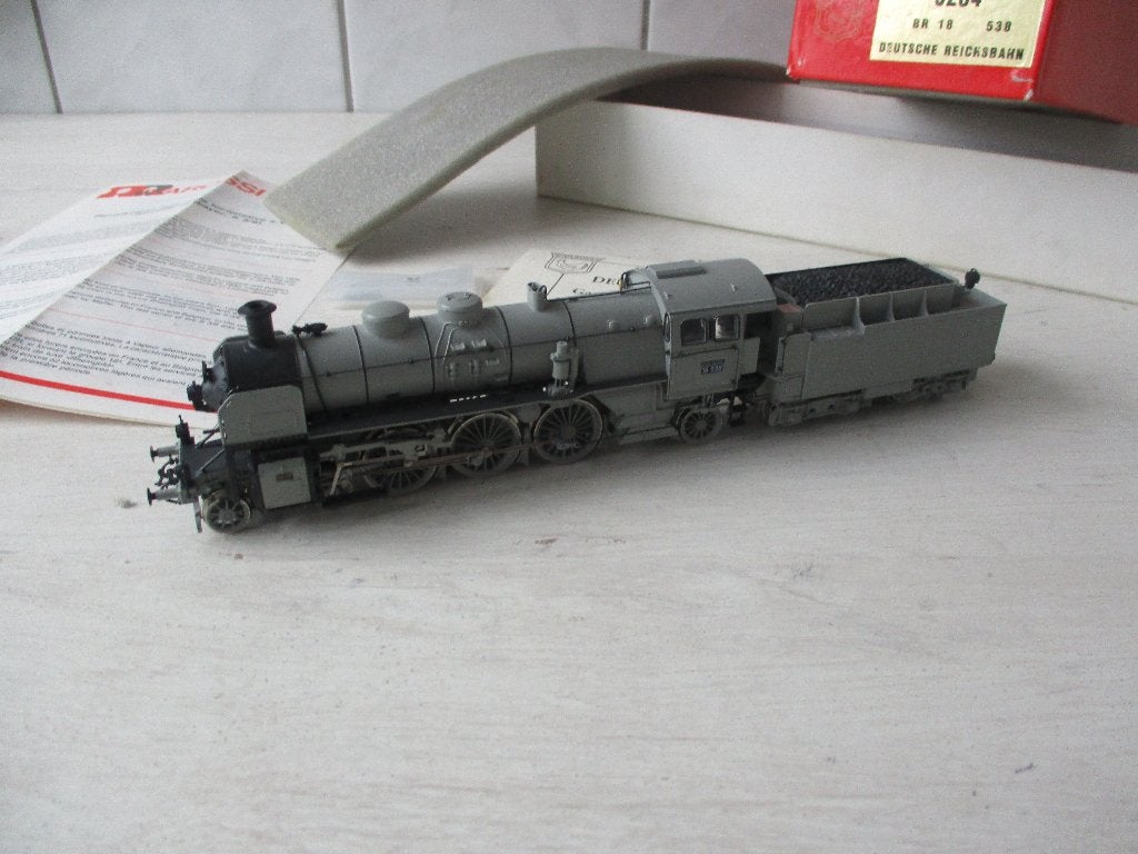 Rivarossi Stoomlok BR 18 538 DRG no 5204, Overige merken, Ophalen of Verzenden, Zo goed als nieuw, Analoog