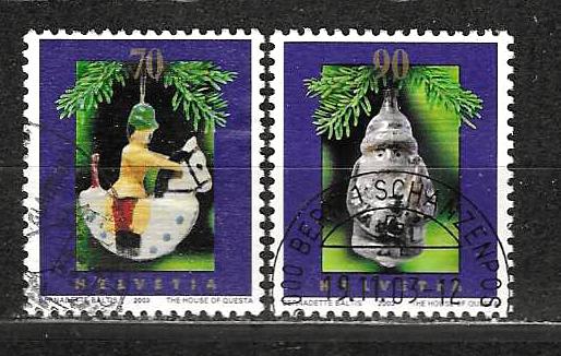 Zwitserland 1857-1858, Ophalen of Verzenden, Gestempeld